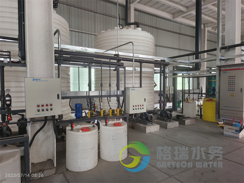 山西化工企業廢水回用處理項目2*50t/h脫鹽水處理