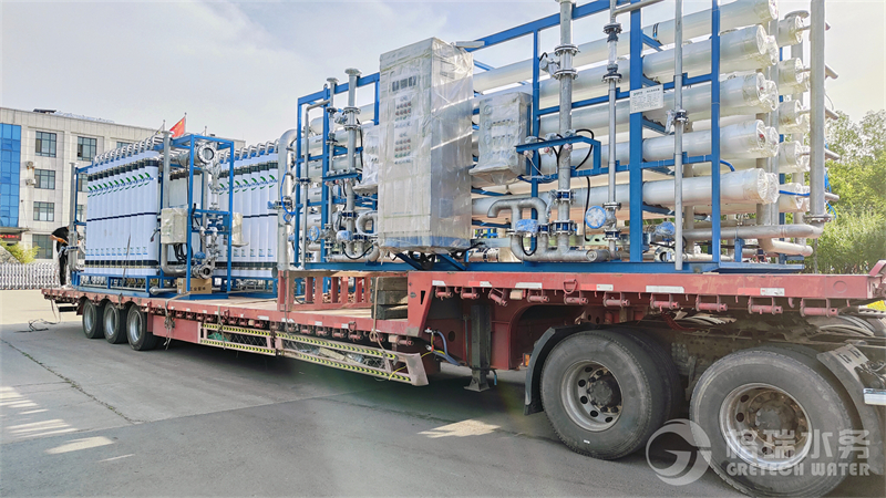 助力湖北某鋼鐵企業2*50t/h除鹽水改造項目一期設備，發往工程現場！